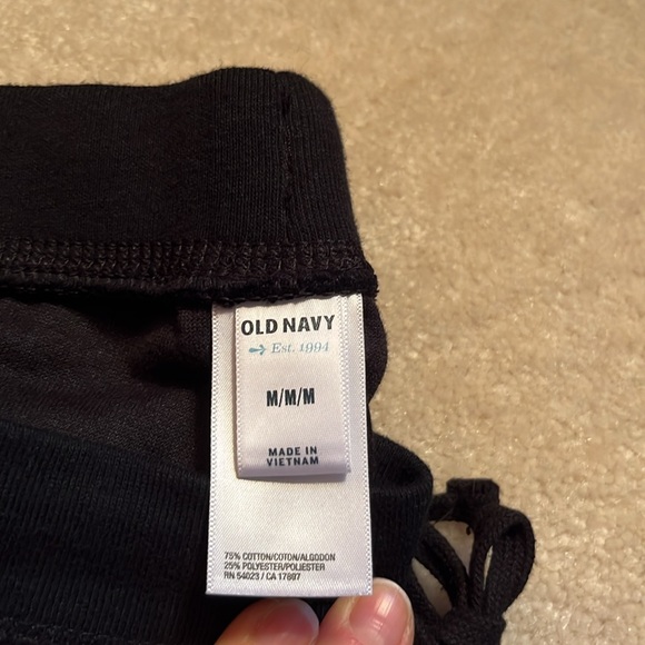 Old Navy black velour hoodie and pant - Picture 5 of 5